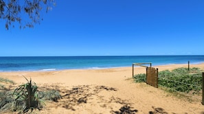 On the beach