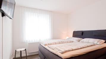 2 Schlafzimmer, Reisekinderbett, kostenloses WLAN