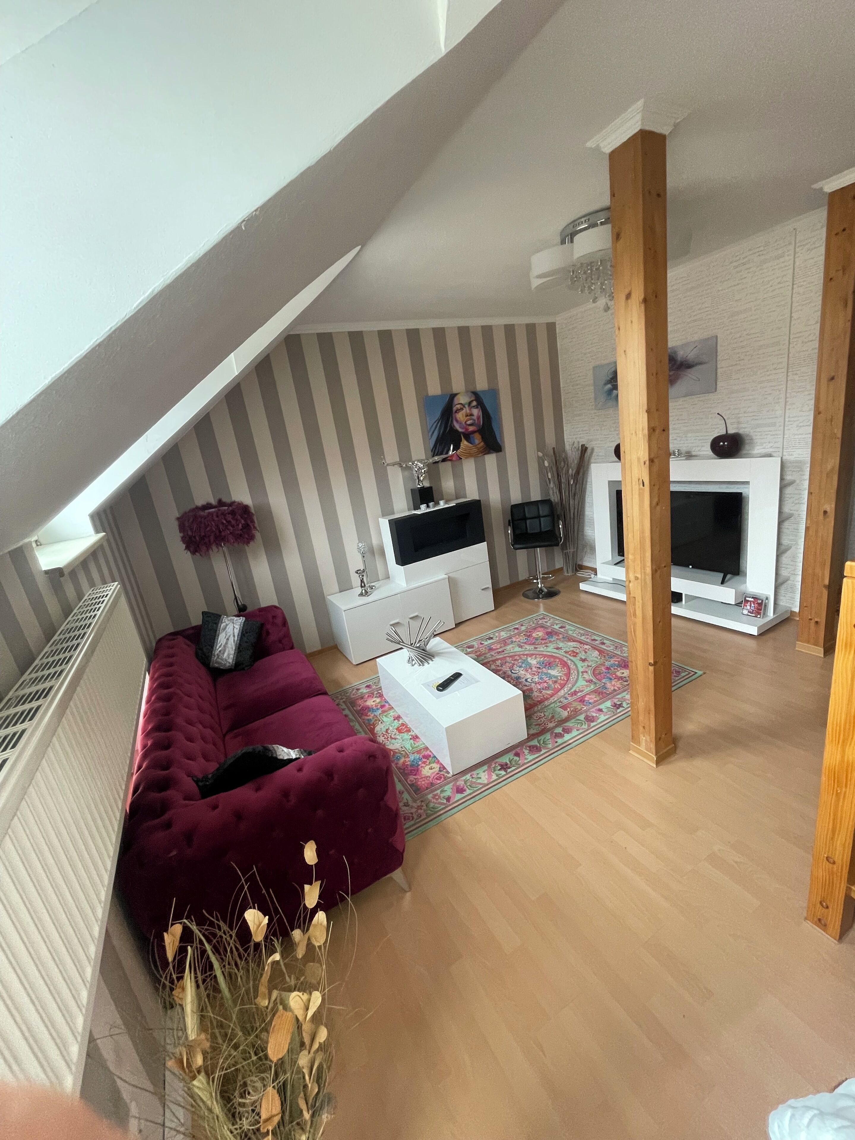 Suite, 2 Bedrooms | Living area | 24-inch flat-screen TV with satellite channels