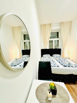Basic Room | Iron/ironing board, bed sheets - Affordable 5BR Apt Near Atzgersdorf (Vienna)