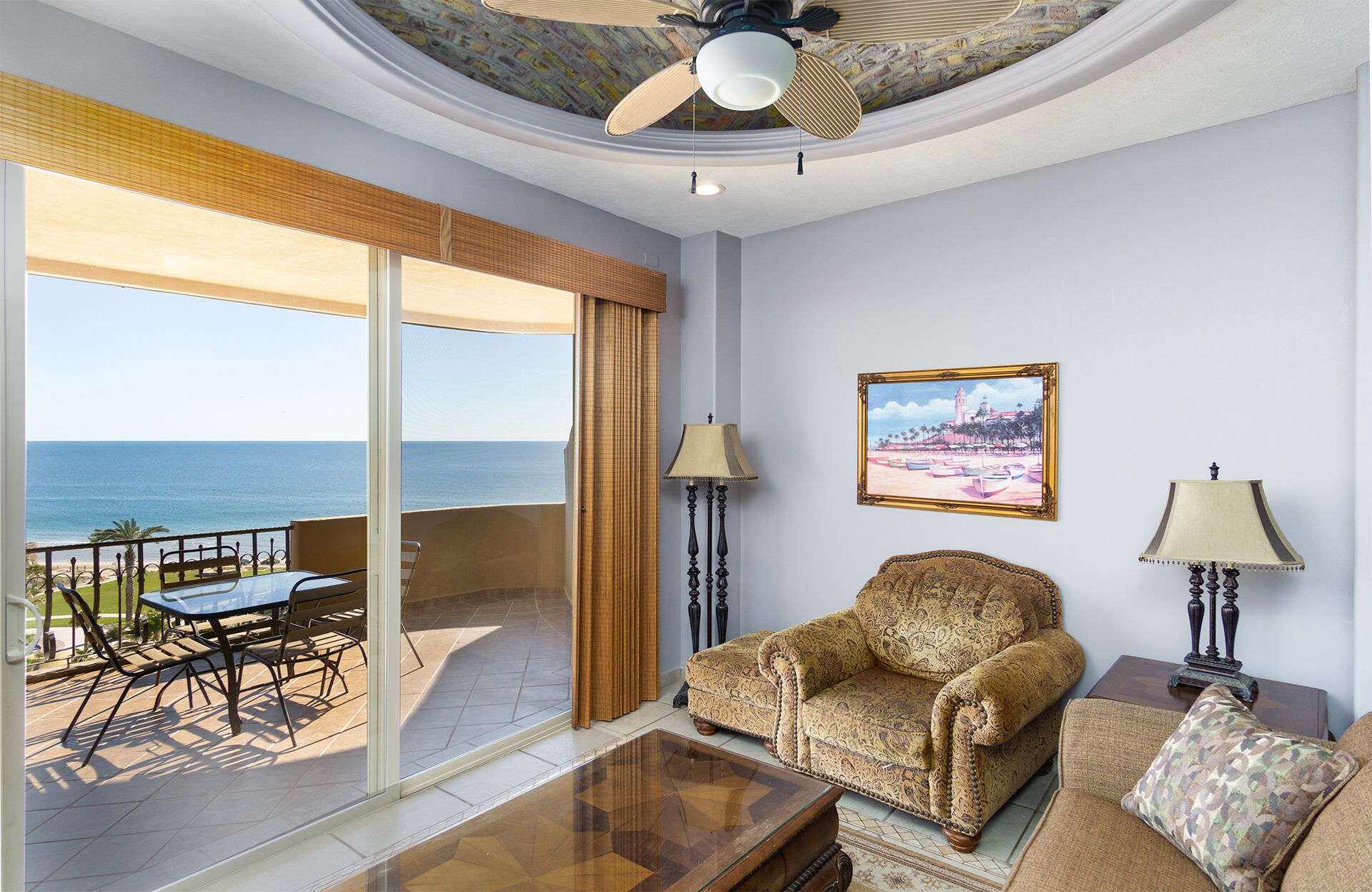 Condo, 1 King Bed with Sofa bed, Balcony (Bella Sirena BE 503) | Living area