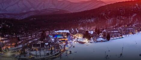 منظر من الجو على ارتفاع عالٍ