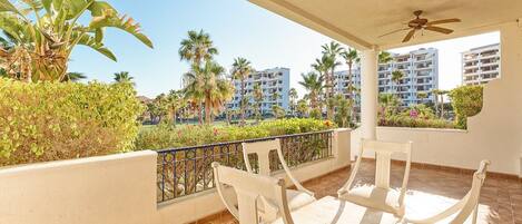 Apartment, 2 Queen-Betten, Terrasse, Gartenblick (Casa Blanca CB 102) | Terrasse/Patio