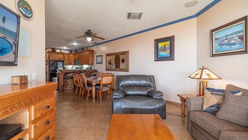 Condo, Multiple Beds, Balcony (Casa Blanca CC 405) | Living area | 42-inch flat-screen TV with digital channels