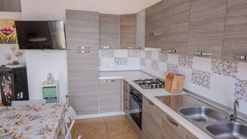 Villa, Patio, Beach View | Private kitchen | Coffee/tea maker