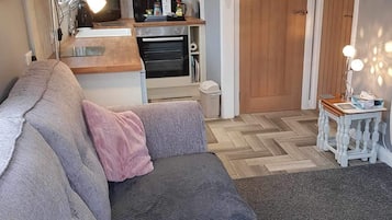 Chalé | Área de estar | Lareira