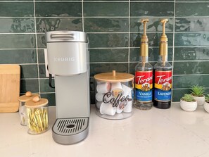 Hårføner, håndklær, såpe og sjampo