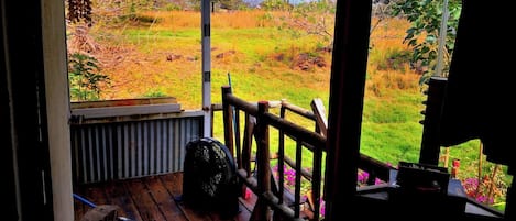 Cabane, 1 chambre, fumeur, balcon | Terrasse/Patio