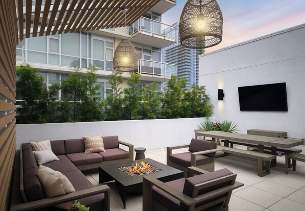 Rooftop terrace - Sentral Gaslamp Quarter (San Diego)
