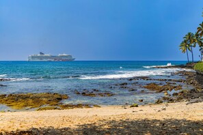 Appartement, 1 tweepersoonsbed met slaapbank (Kona Islander Inn#309) | Strand