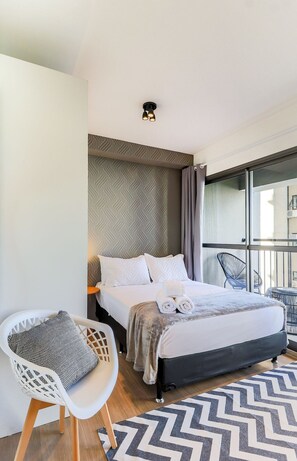 アパートメント | 1 室のベッドルーム、アイロン / アイロン台、WiFi (無料)