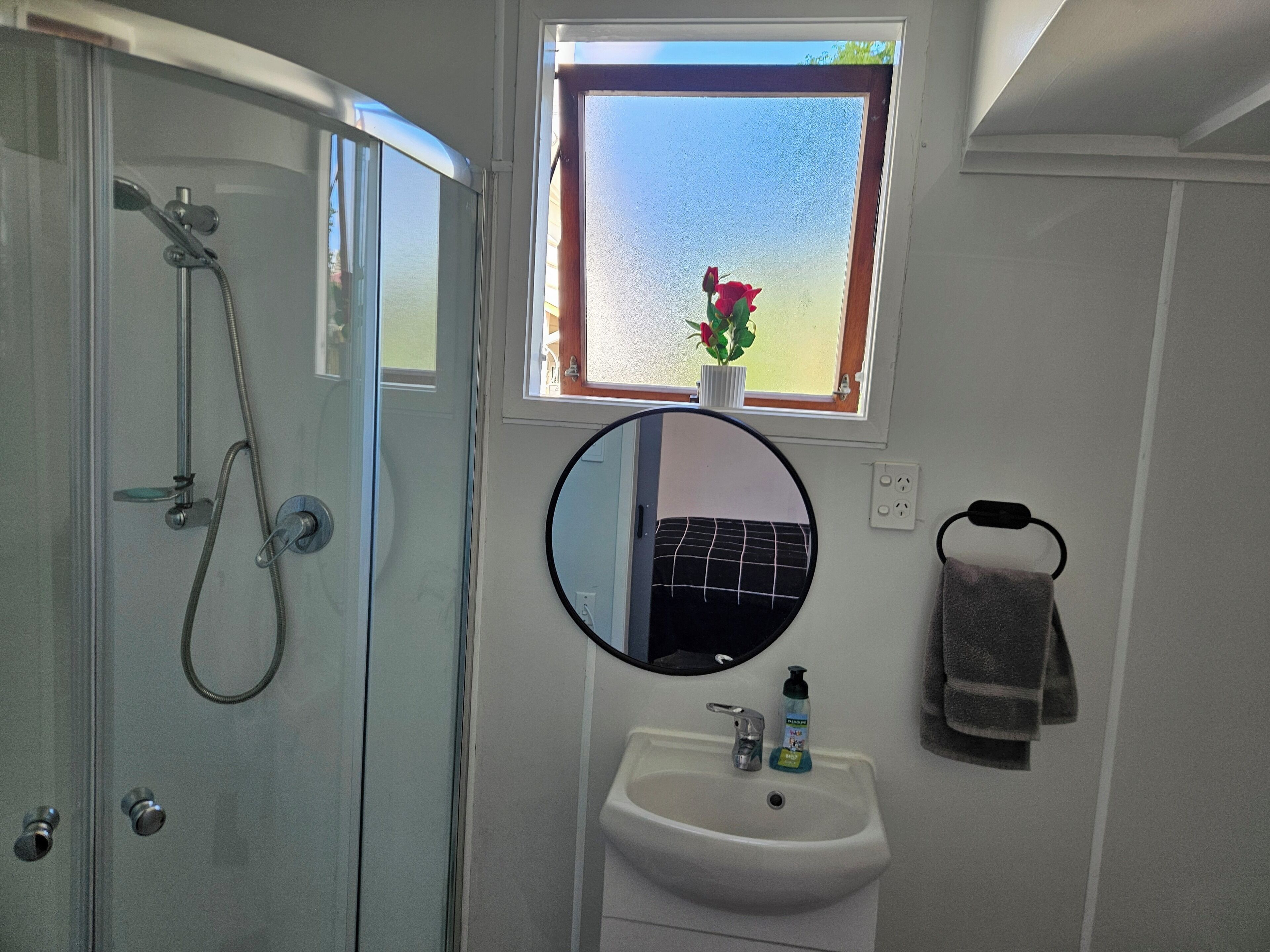 Towels, soap, toilet paper