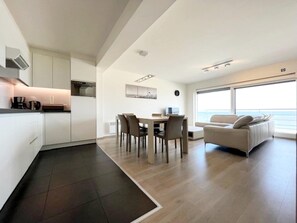 Apartment | Private kitchen - Stylish Flat With Sea Views (De Haan)
