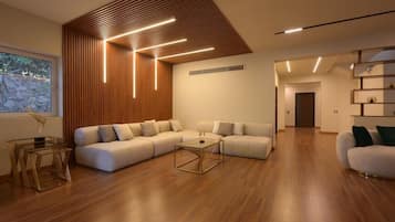 TV connectée, cheminée