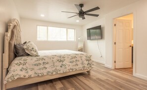 4 bedrooms, iron/ironing board, travel crib, free WiFi