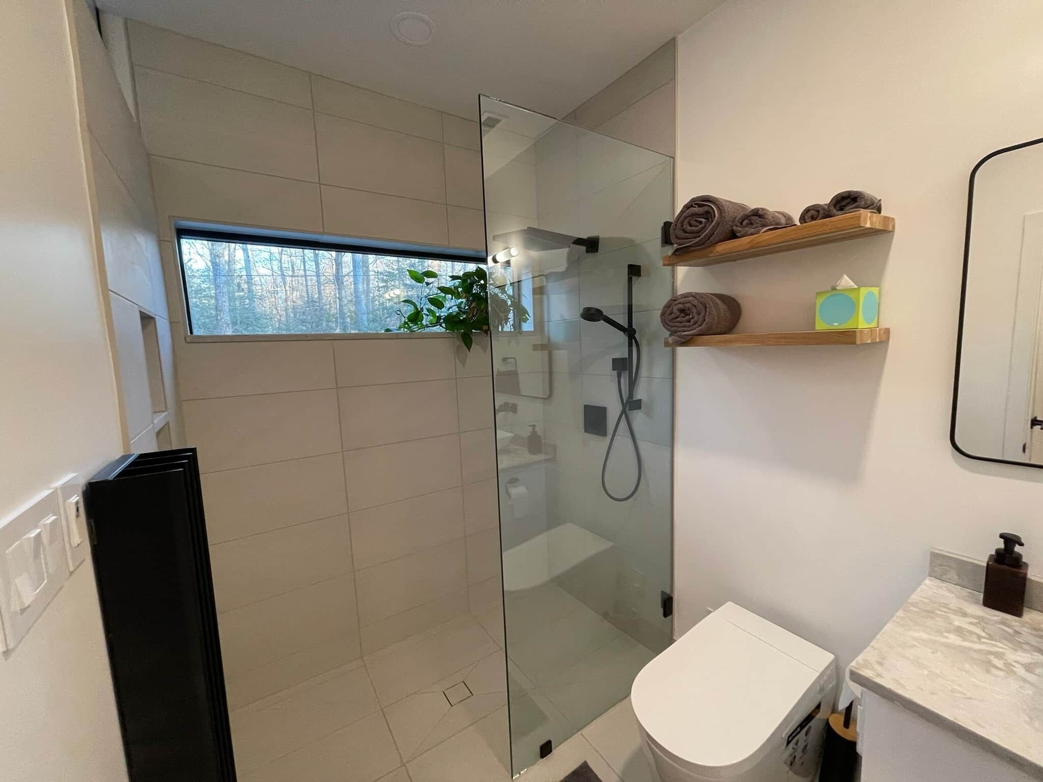 Hair dryer, towels