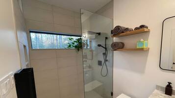 Hair dryer, towels