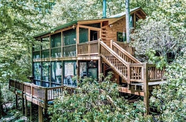 Exterior - Time Away - Private cabin, yet close to Blue Ridge (Blue Ridge)
