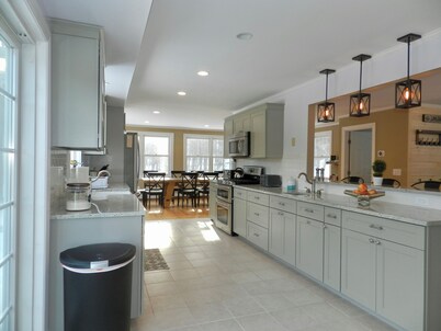 Play & Relax in Windham – Spacious Bedrooms, Hot Tub, Fire Pit & Basement Den