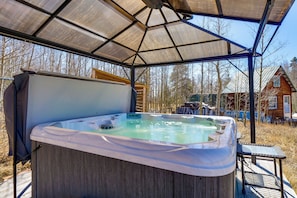 Bain à remous extérieur