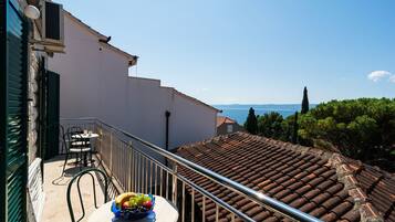 Ferienhaus, Meerblick | Balkon