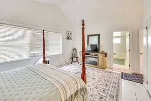 1 dormitorio, tabla de planchar con plancha, Internet y ropa de cama