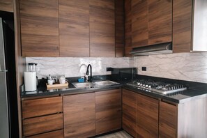 Microwave, stovetop - PUNTA CANA,  Beautiful and Modern 3BR villa (Punta Cana)