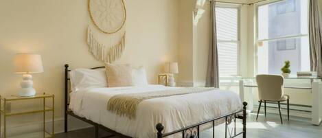 Bedroom with queen bed