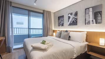 Estudio estándar (550073) | 1 habitación, escritorio y espacio para trabajar con laptop