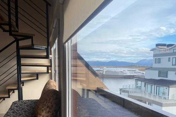 Apartamento superior, vista para o mar (AA5) | Área de estar