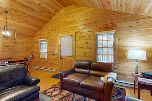 TV, caminetto, lettore DVD, tavolo da ping pong