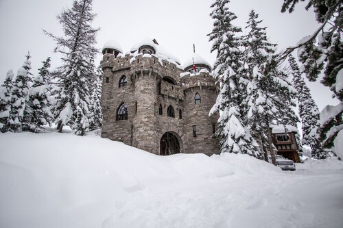 Mountain Castle with stunning views of Schweitzer, WiFi, w/d, streaming