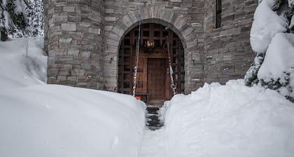 Mountain Castle with stunning views of Schweitzer, WiFi, w/d, streaming