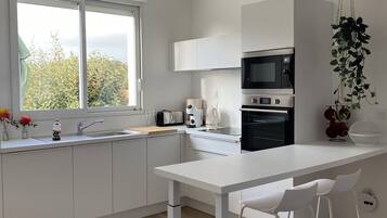 MikrobĂžlgeovn, ovn, kogeplade, opvaskemaskine