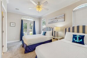 3 chambres, accès à Internet, literie fournie