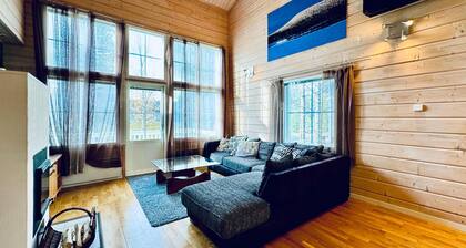 Cosy Ski Retreat in Finnish Lapland: Sauna, Fireplace & Ski Trail Nearby