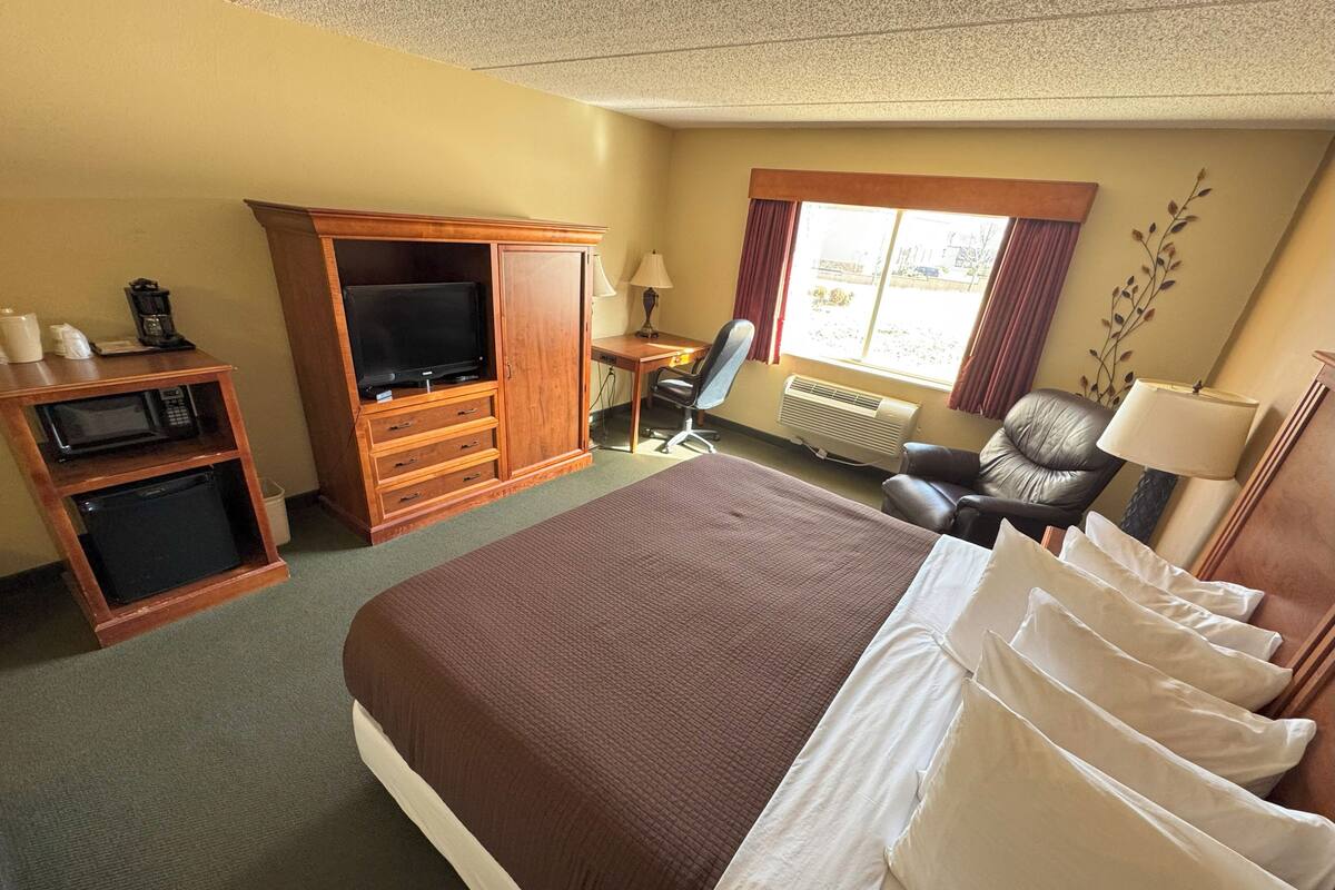 Standard Room, 1 King Bed, Non Smoking | Desk, iron/ironing board, free WiFi