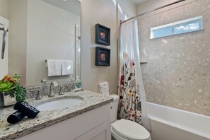 Towels, soap, toilet paper