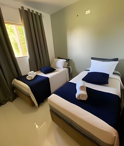Apartamento para 4 pessoas com AC