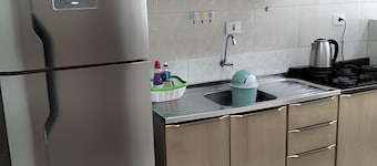 Apartamento para 4 pessoas com AC