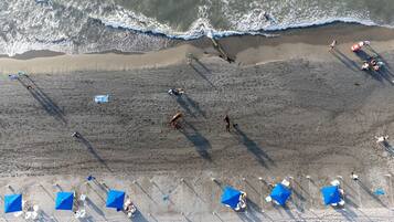 On the beach