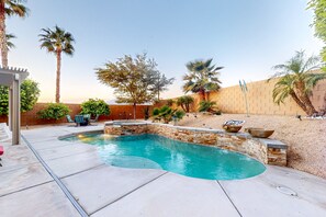 Una piscina climatizada