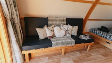 1 bedroom, iron/ironing board, travel crib, free WiFi