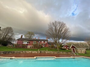 Outdoor pool, a heated pool - Red House Farm, an Historic Metamora MI Equestrian Estate (Metamora)