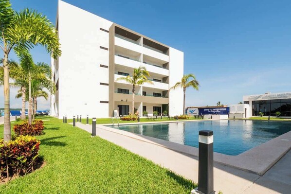 Pool - Cozy apartment with pools near the beach (Mazatlan)