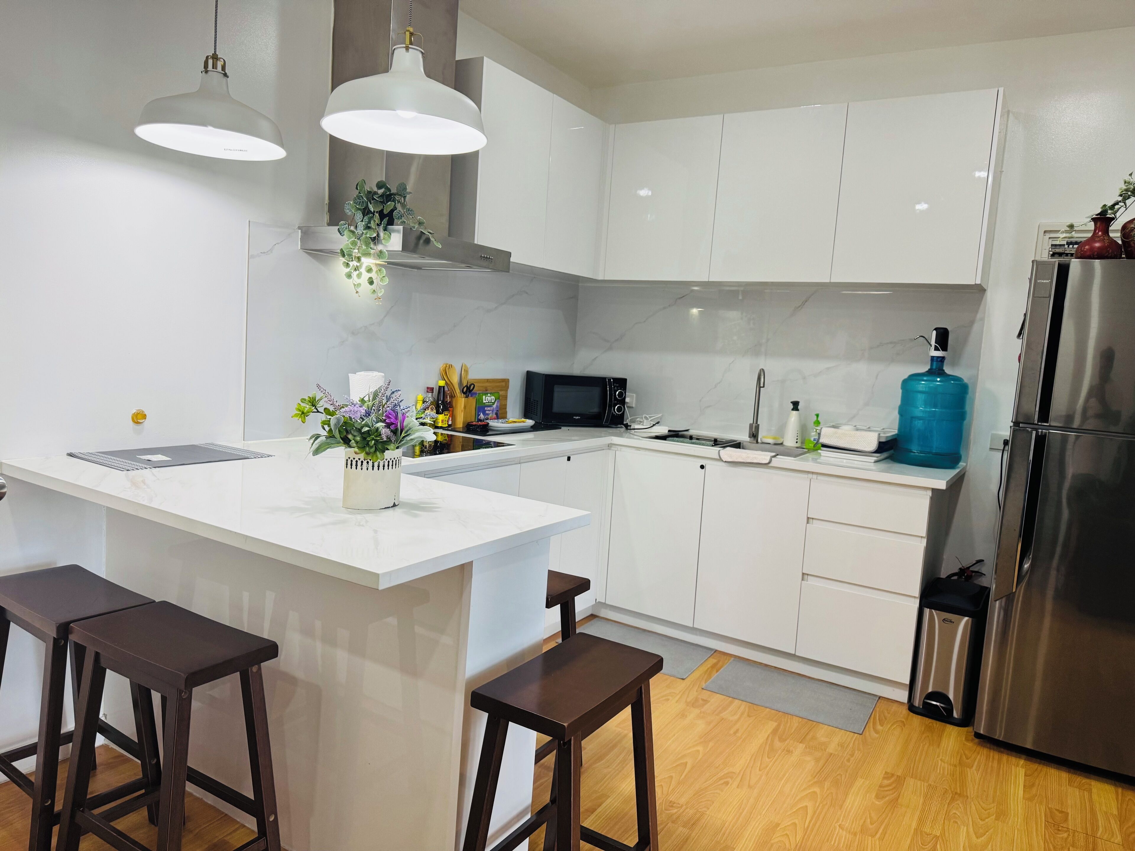 Family Double Room, Balcony, City View | Private kitchen