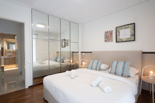 1 bedroom, iron/ironing board, free WiFi, bed sheets - Seaside Elegance | Brand New 2BD Luxury Stay (Palaio Faliro)