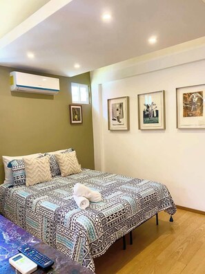 1 室のベッドルーム、アイロン / アイロン台、WiFi、ベッドシーツ