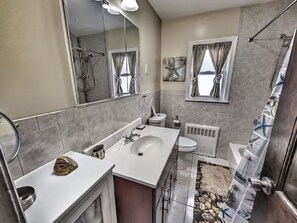 Towels, soap, toilet paper
