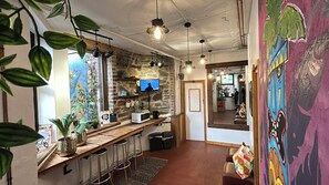 45-inch LED TV with digital channels, streaming services